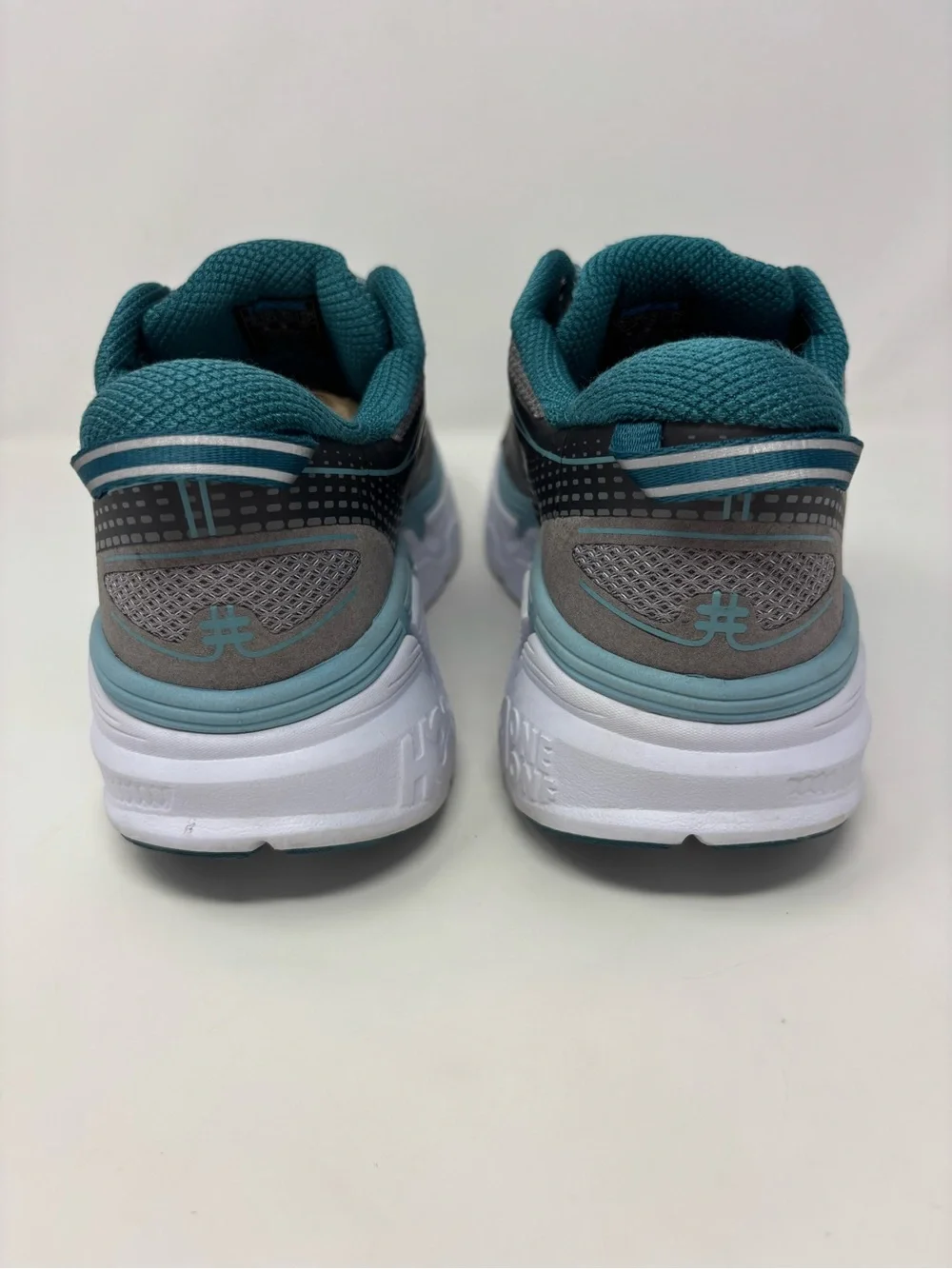 Hoka One One Conquest 3 Womens Sneakers Teal Gray Size 10
